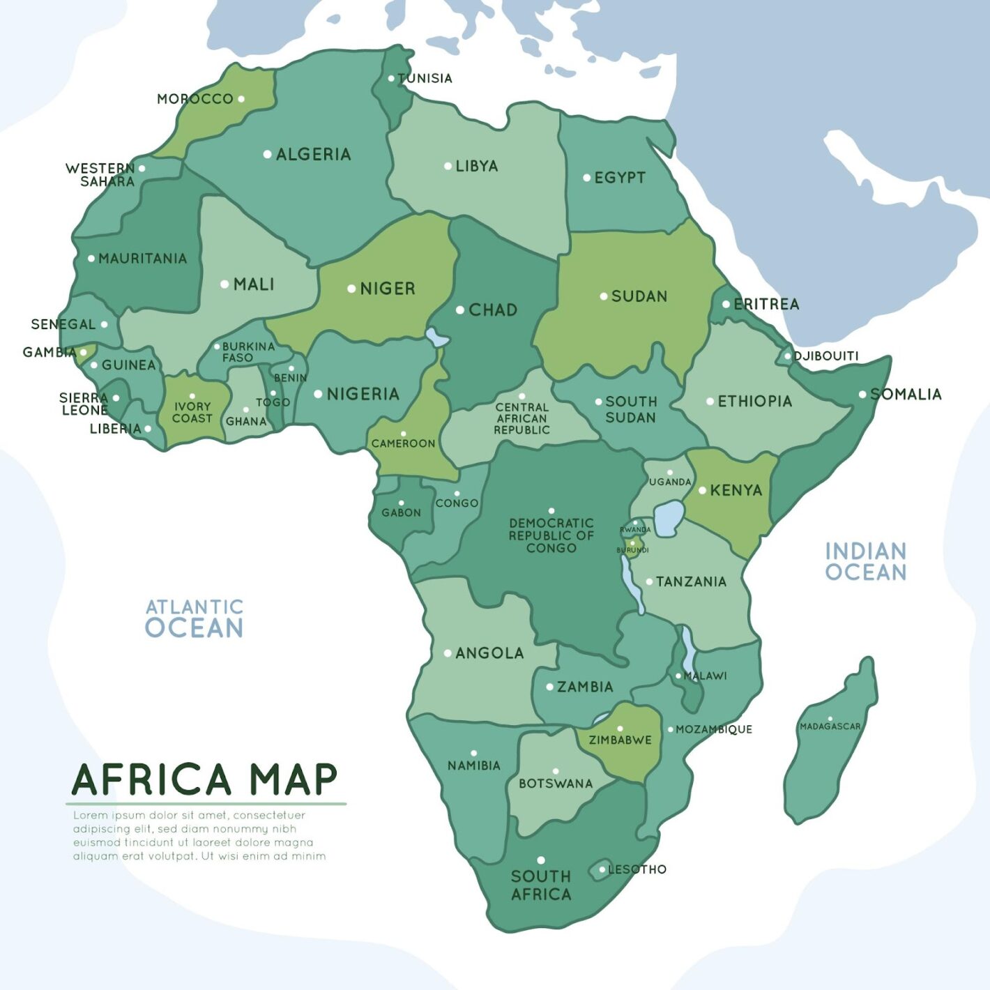 Africa map