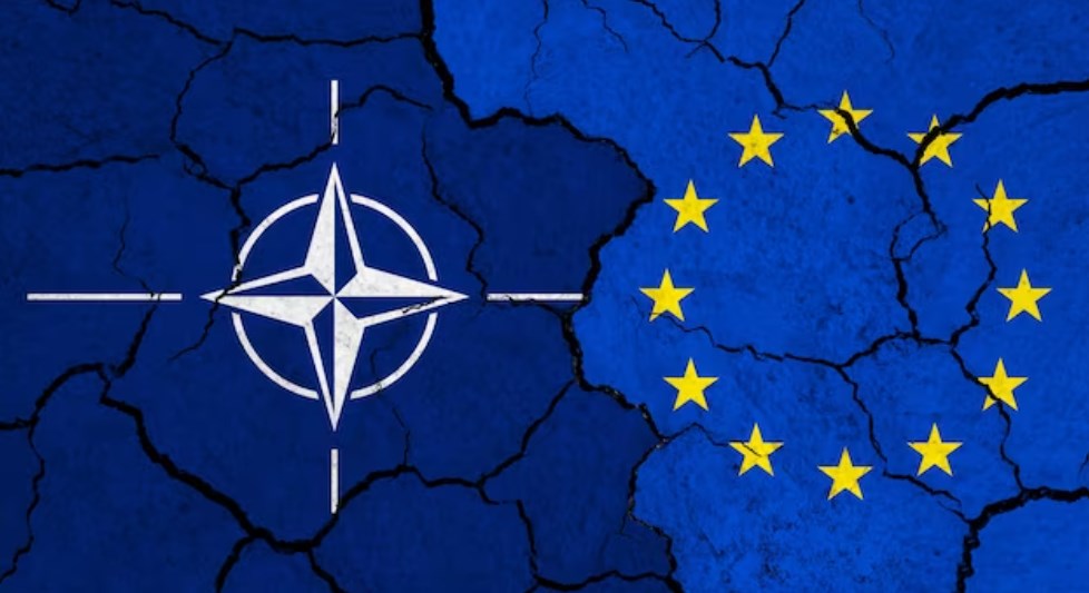 EU and NATO symbols
